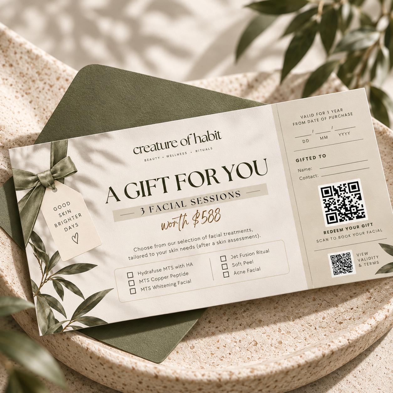 Gift Voucher worth $588
