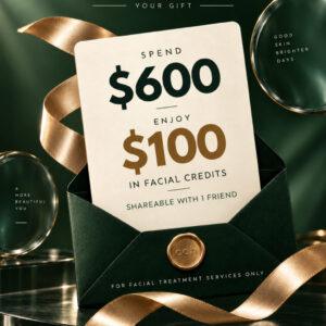 Salon Credits - 600 Credits - FREE 100 Credits
